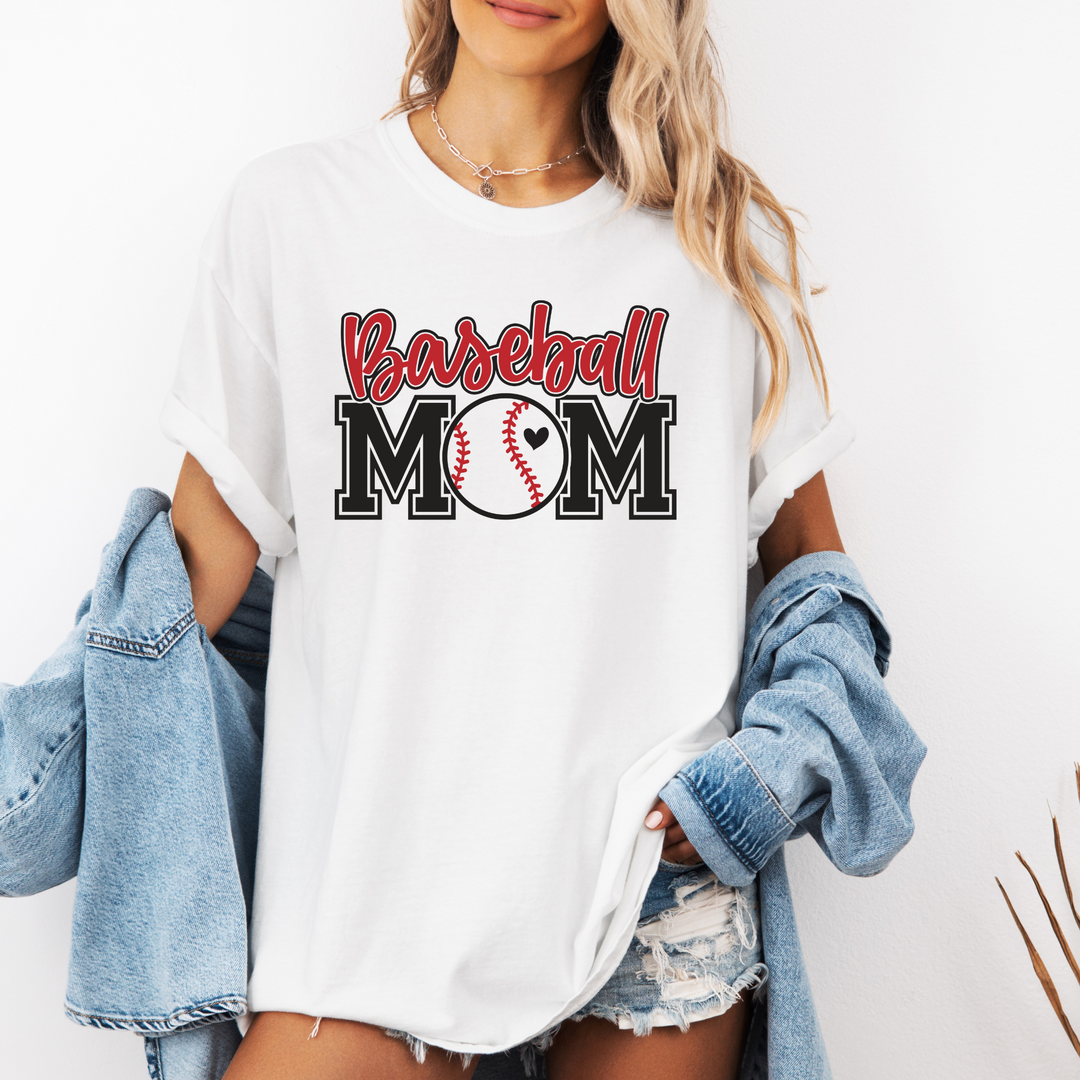 Classic Baseball Mom Graphic Tee