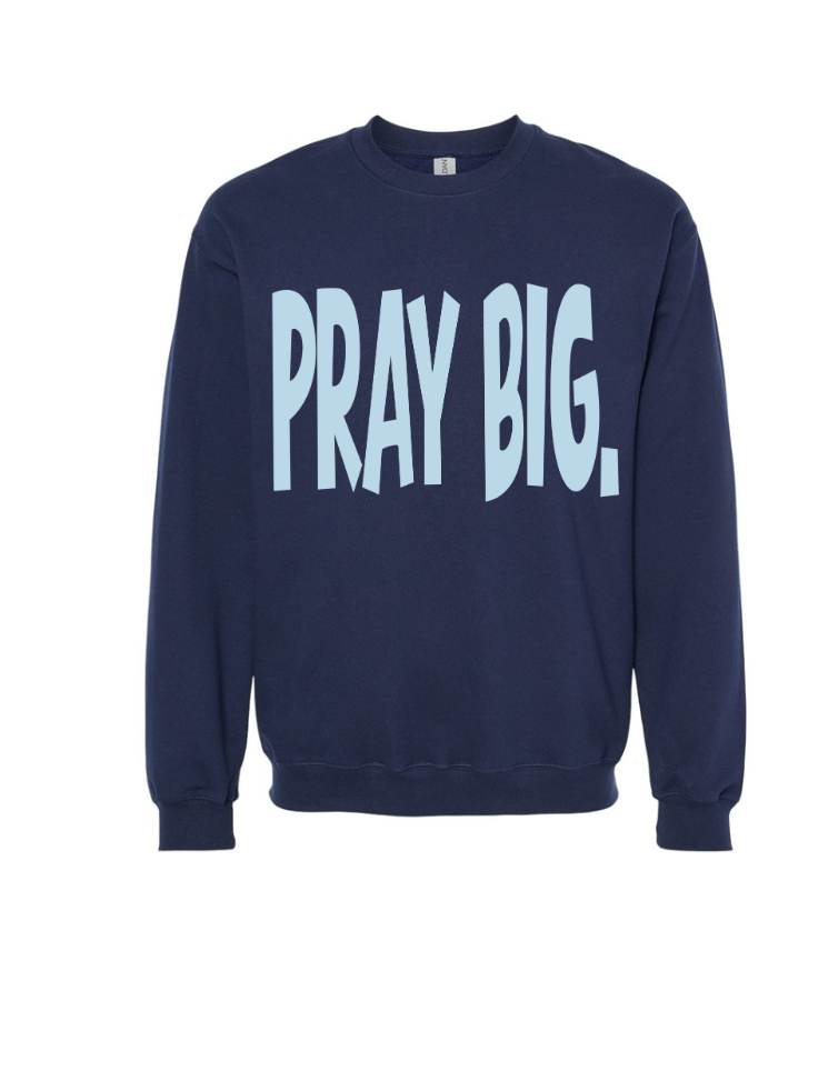 PRAY BIG. Sweatshirt