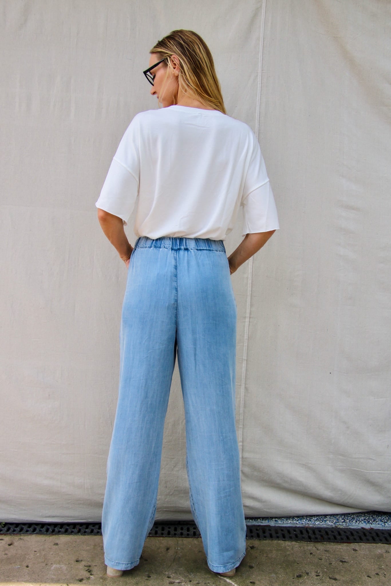 Adam Wide Leg Tencel Pants {Velvet Heart}