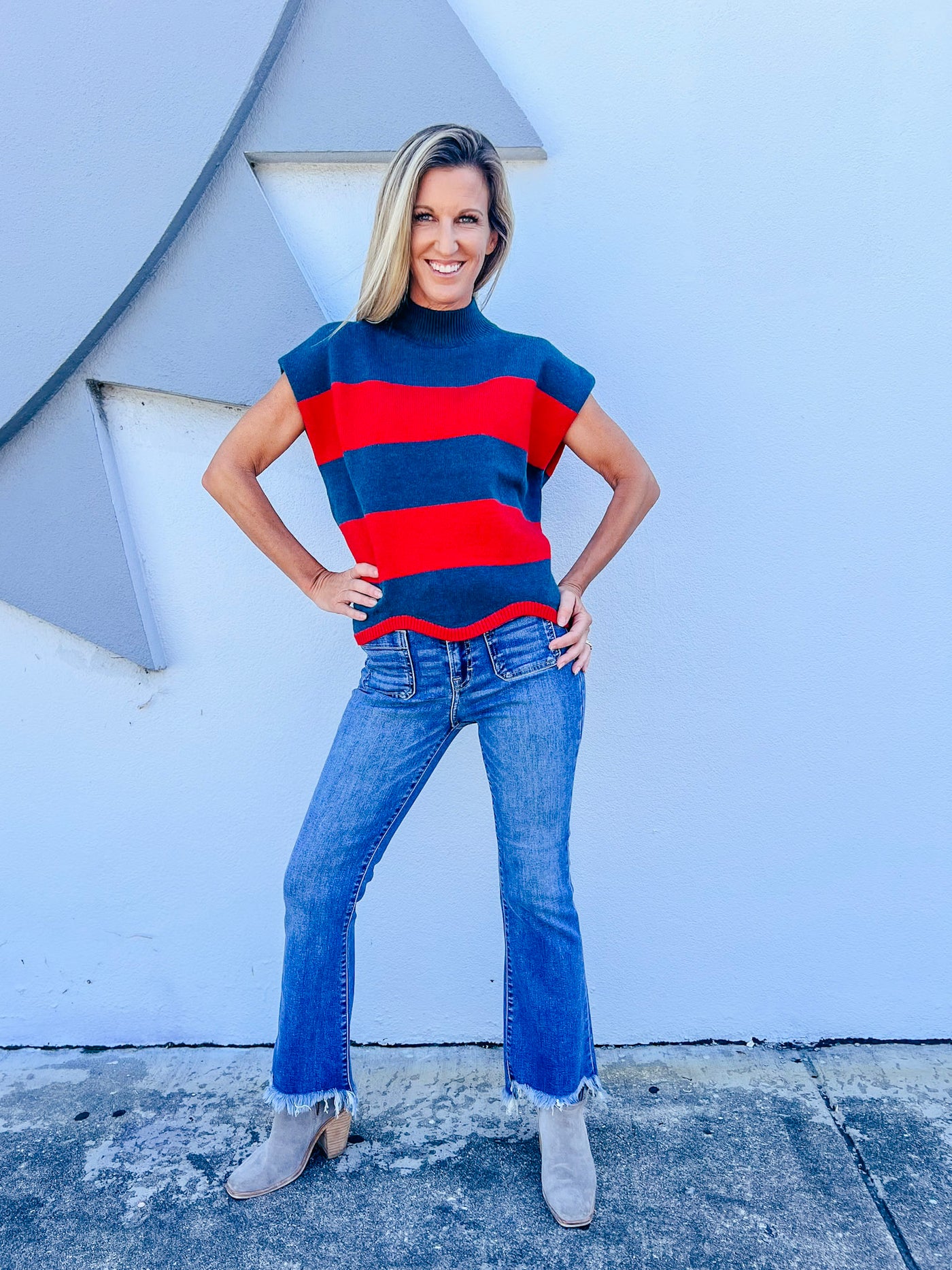 Happi Front Pocket Cropped Flare Jeans {Hidden Jeans}