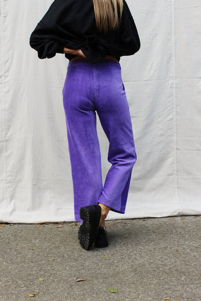 Bruna Corduroy Pant - Purple {Lucy Paris}
