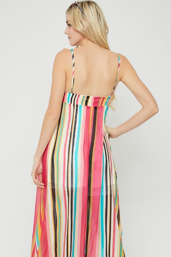 Be Bold Striped Maxi Dress
