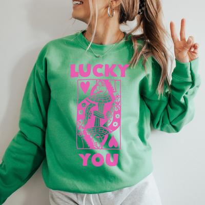 Lucky You Queen of Hearts Sweatshirt