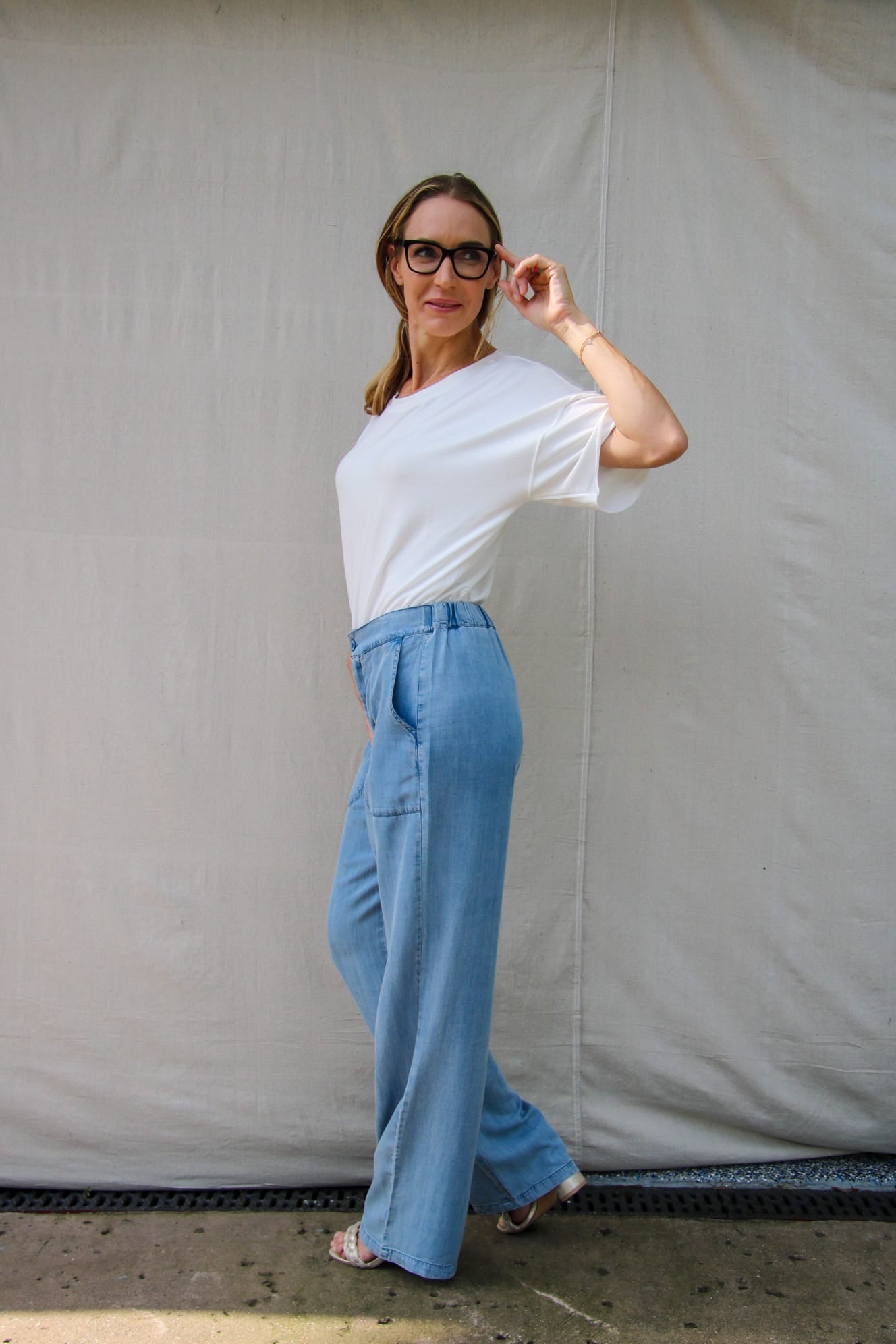 Adam Wide Leg Tencel Pants {Velvet Heart}