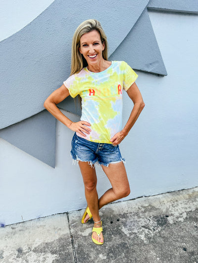 Havana Tie Dye Graphic Tee {Recycled Karma}