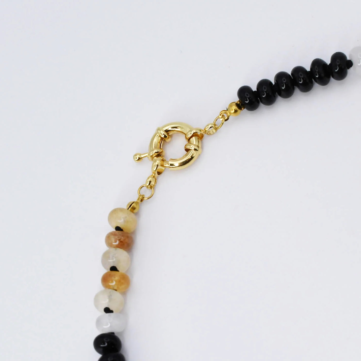 Brooke Black And Brown Gemstone Necklace {Treasure Jewels}