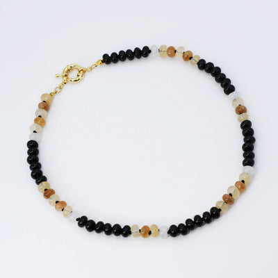 Brooke Black And Brown Gemstone Necklace {Treasure Jewels}