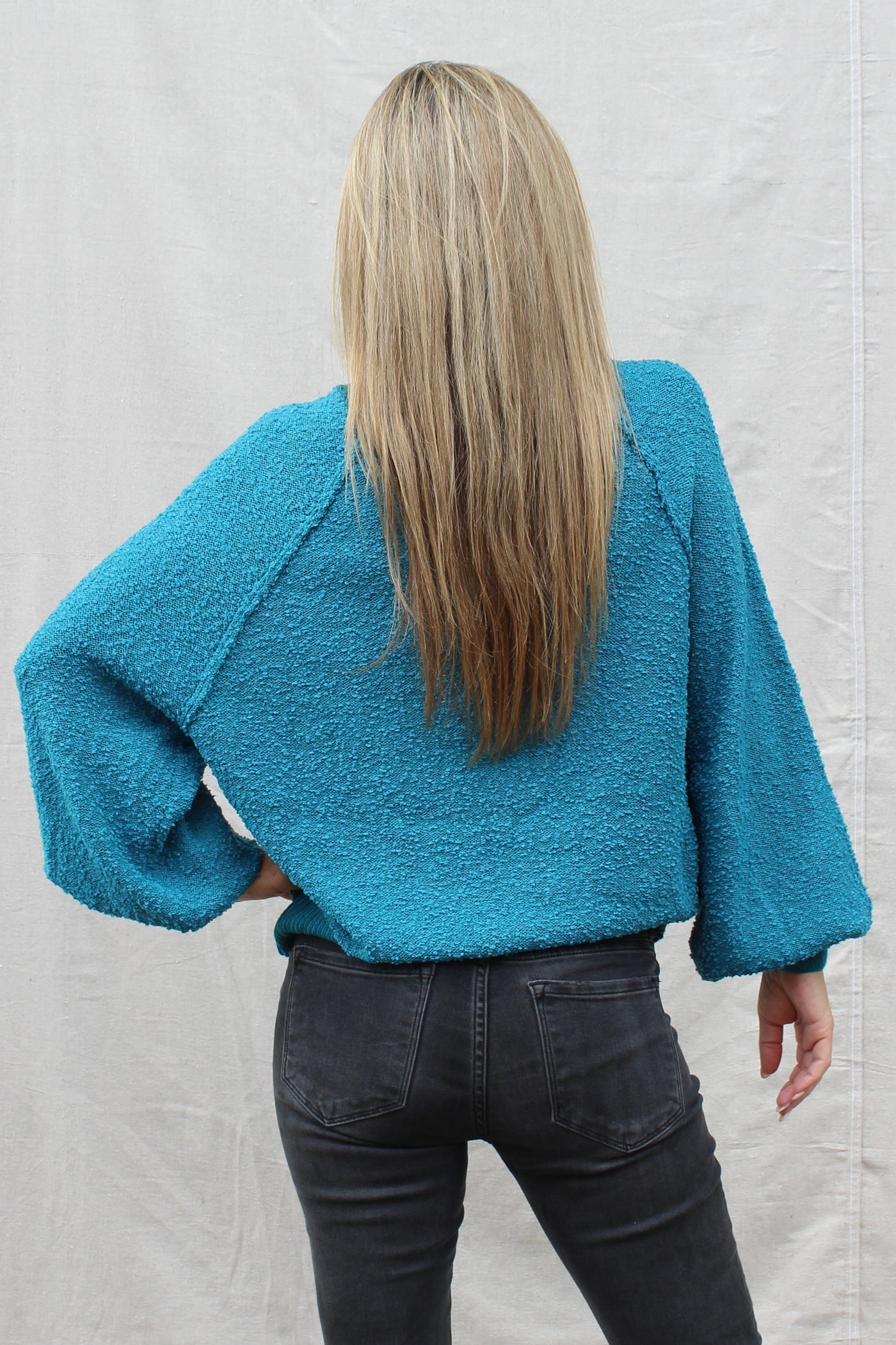 Just A Touch Puff Sleeve Sweater
