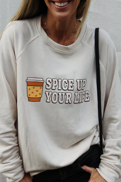 Spice Up Your Life Sweatshirt - Cream