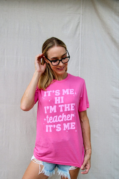 It's Me, Hi I'm The Teacher, It's Me Graphic T-Shirt