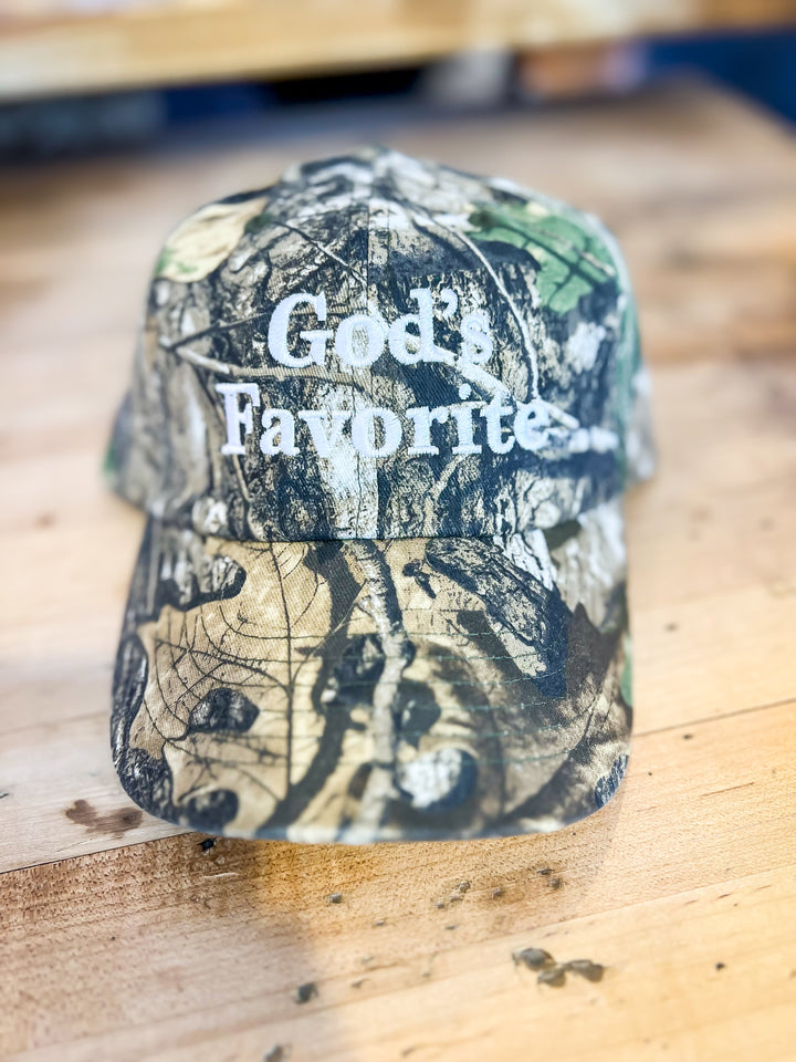 God's Favorite Real Tree Camo Hat