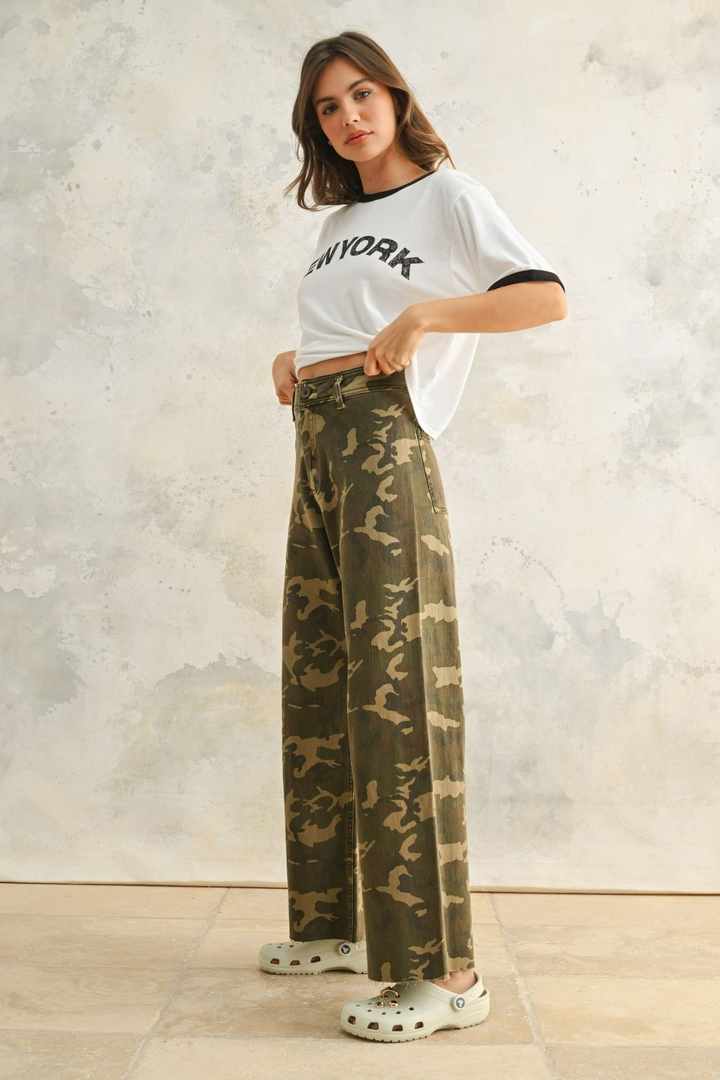 Camo Queen Wide Leg Pants