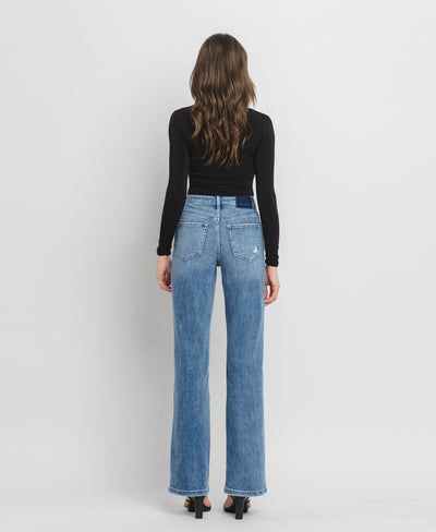 Leslie Super High Rise 90's Vintage Flare Jeans - Vervet