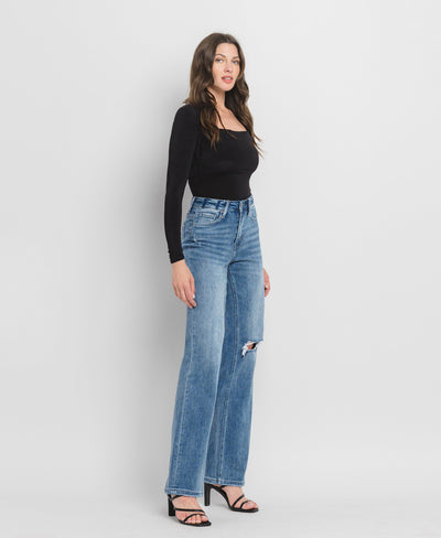 Leslie Super High Rise 90's Vintage Flare Jeans - Vervet