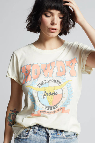 Howdy Fort Worth TX Graphic Tee