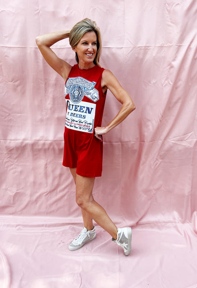 Queen Of Beer Tank Dress {Queen Of Sparkles}