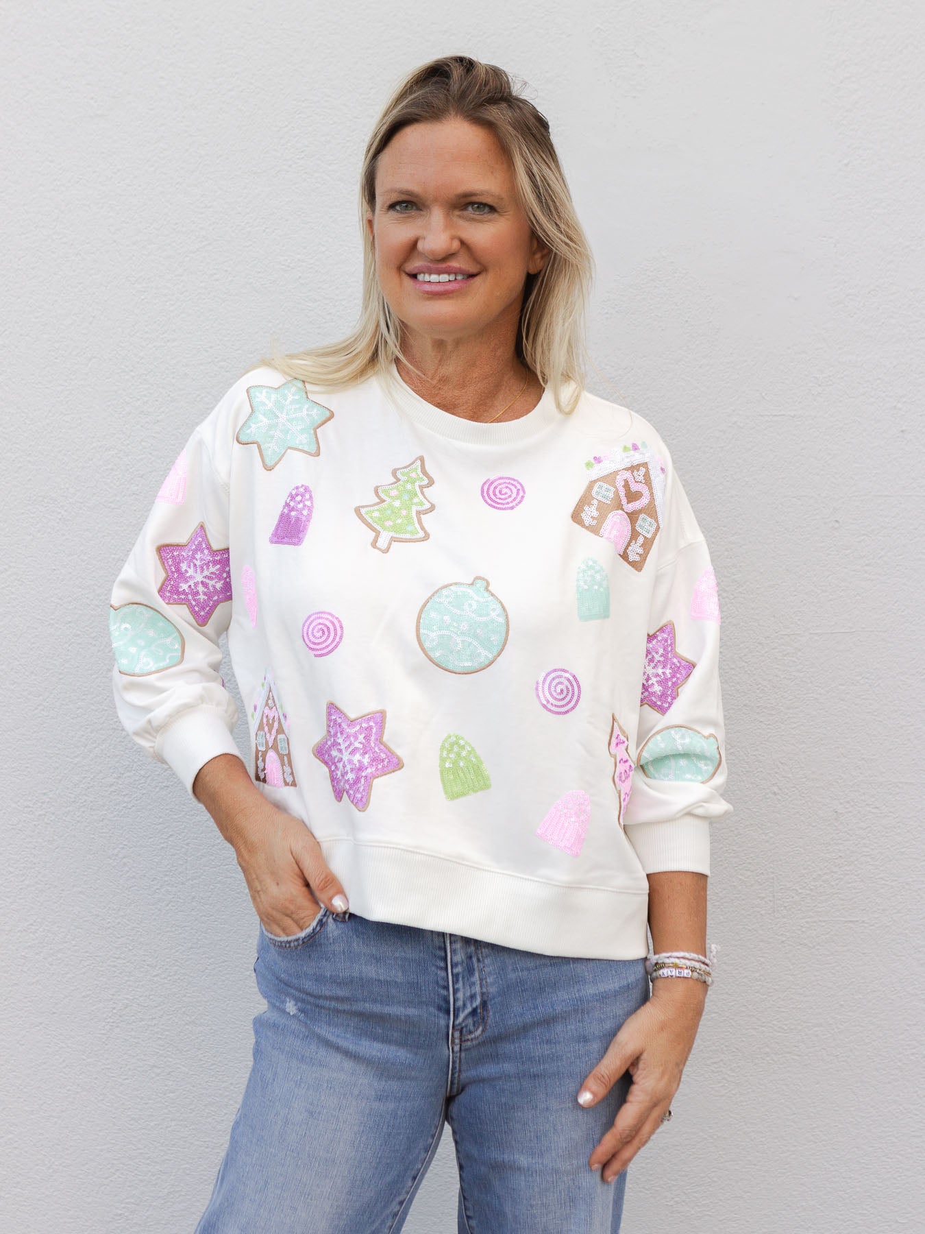 Millie Gingerbread Sweatshirt {Mary Square}