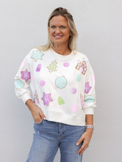 Millie Gingerbread Sweatshirt {Mary Square}