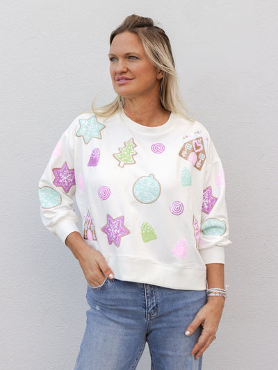 Millie Gingerbread Sweatshirt {Mary Square}