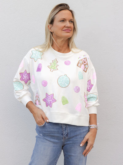 Millie Gingerbread Sweatshirt {Mary Square}