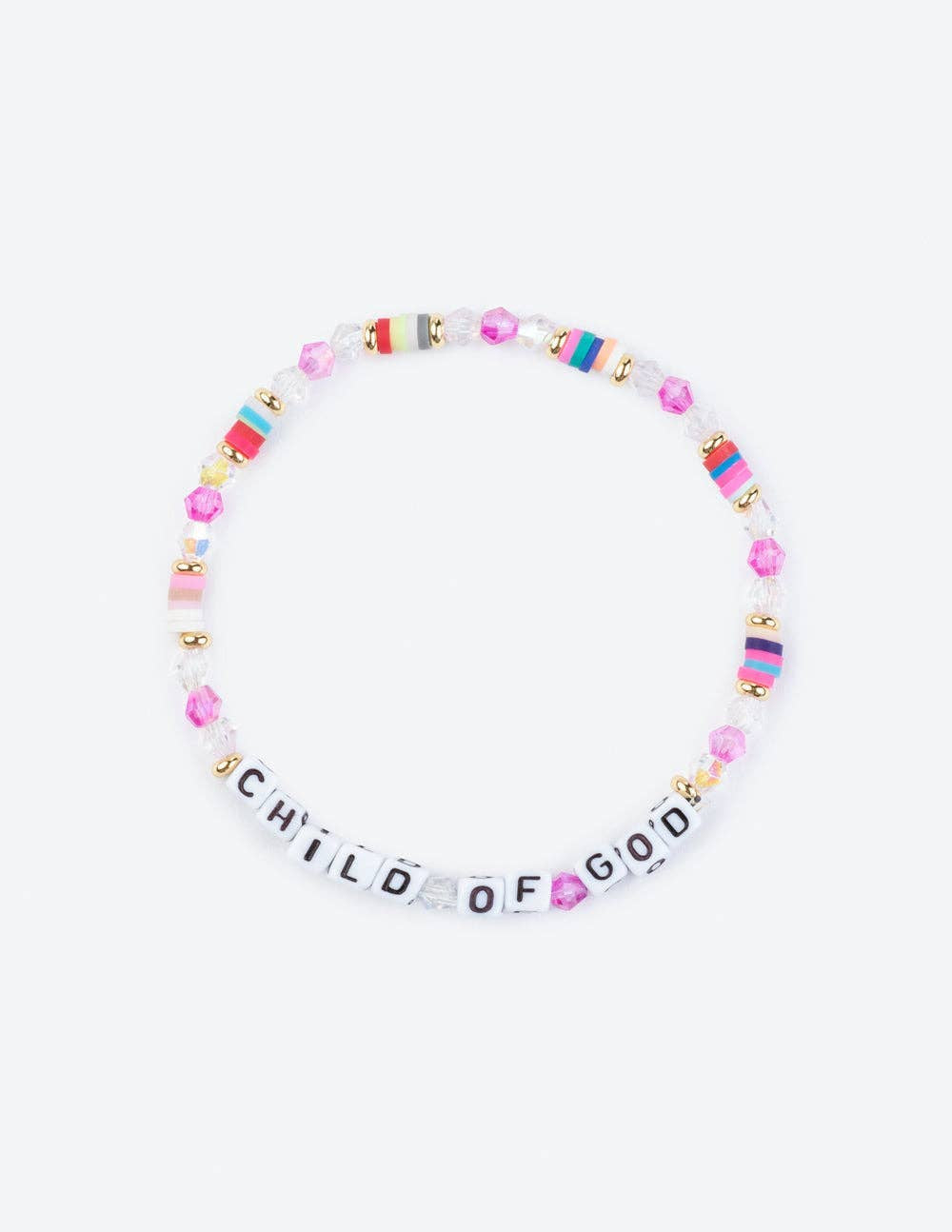 Child of God Letter Bracelet