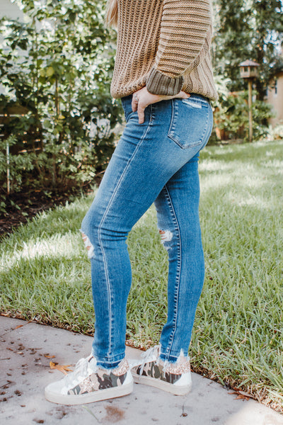 Romantic Child High Rise Ankle Skinny Jean {Flying Monkey}