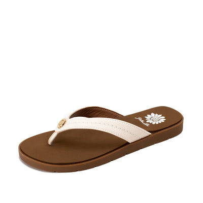 Fallen Logo Sandal - Ivory {Yellowbox}
