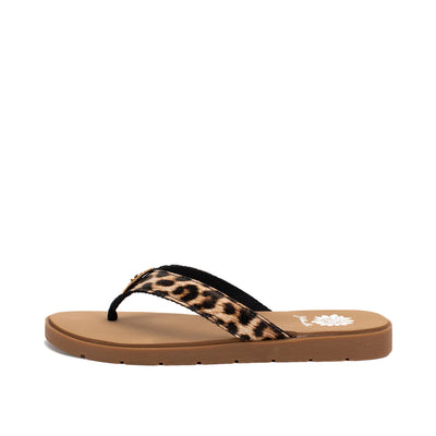 Farther Leopard Flip Flop Sandal  {Yellowbox}