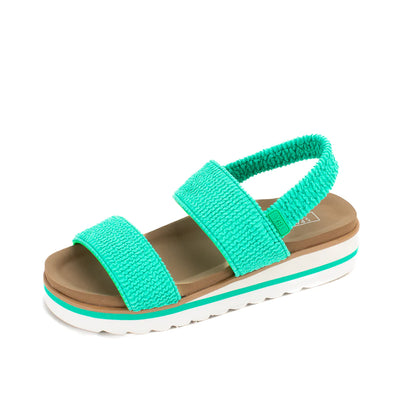 Tiffin Flatform Sandal - Turquoise {Yellowbox}