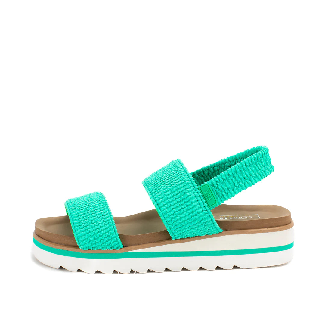Tiffin Flatform Sandal - Turquoise {Yellowbox}