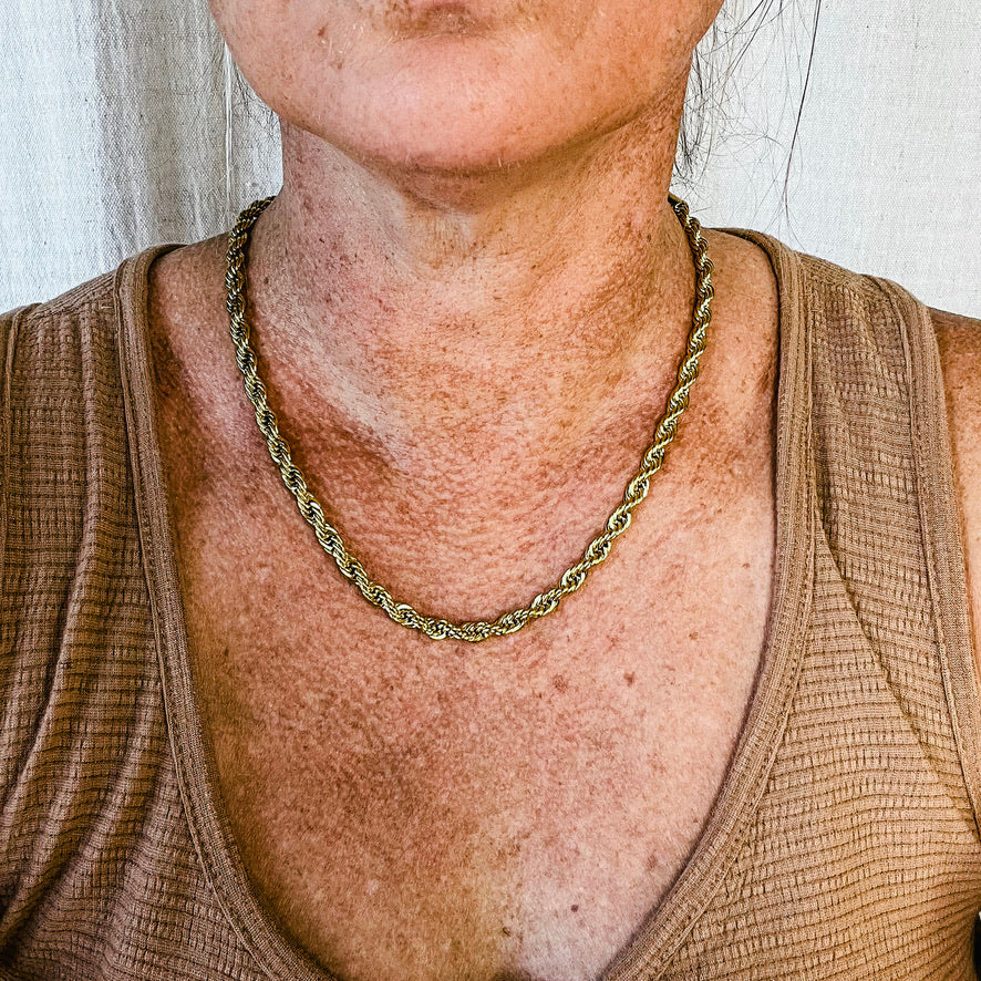 Chunky Rope Chain Necklace
