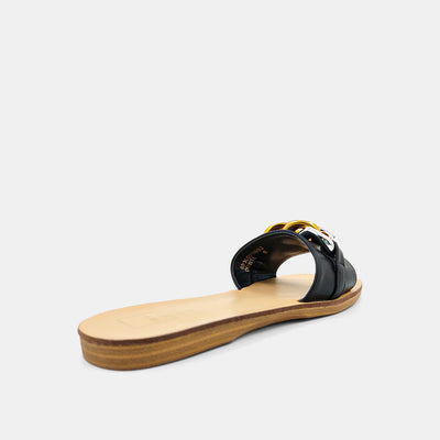 SHUSHOP Dorita Chain Sandals- Black