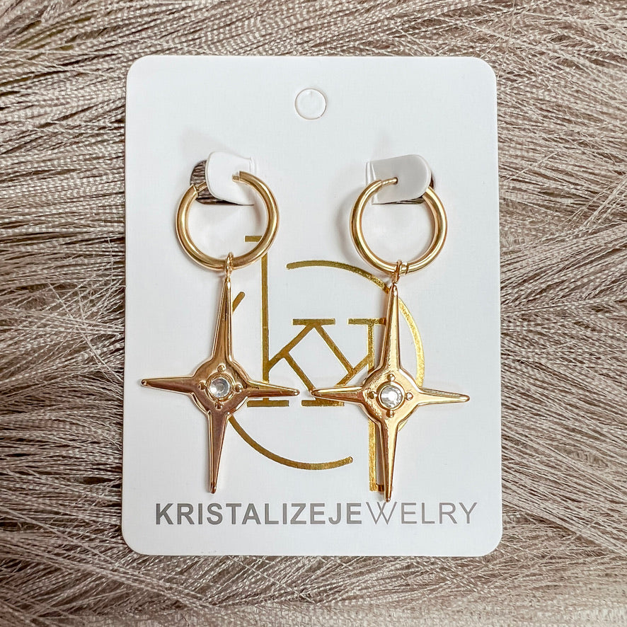 Aster Star Rhineston Earrings {Kristalize Jewelry}