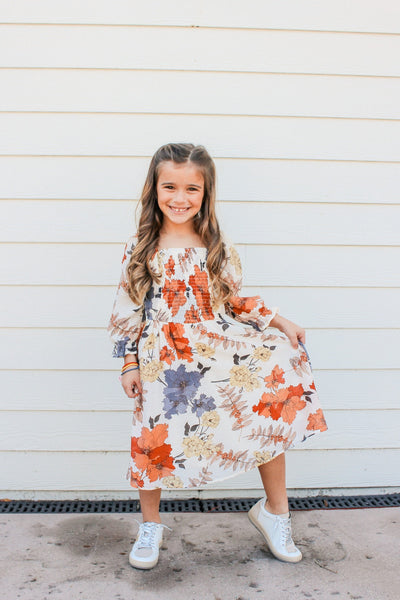 Mommy & Me Floral Smocked Dress