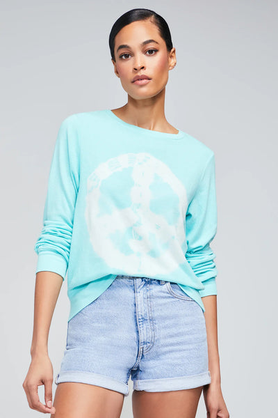 Peace Out Baggy Beach Graphic Sweatshirt {Wildfox}