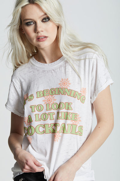 Holidazed Cocktail Graphic Tee {Recycled Karma}